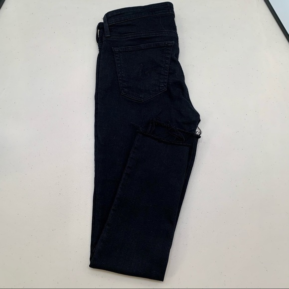 Adriano Goldschmied Jeans Adult 26 Black Legging Ankle Skinny Super Women’s - Picture 2 of 15